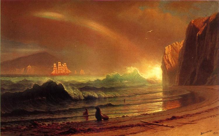 Albert Bierstadt Oil Painting The Golden Gate